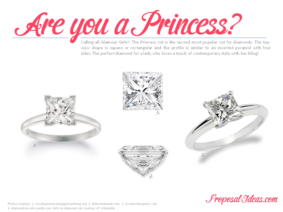 princess cut engagement rings 