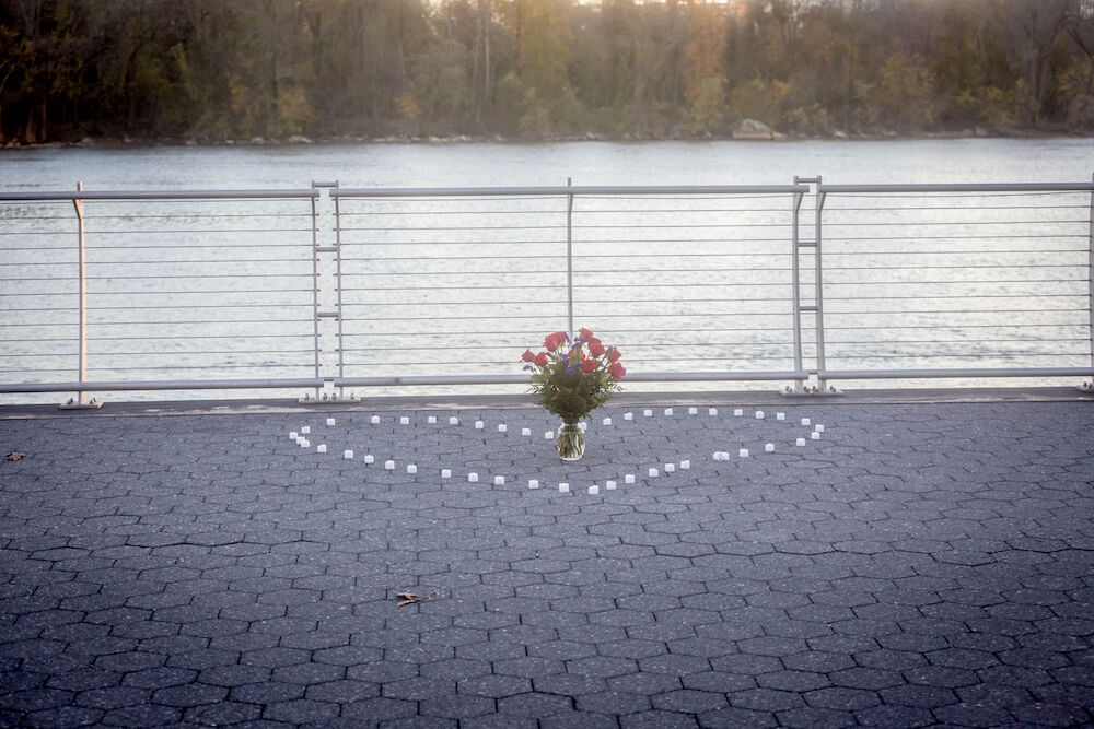 proposal ideas with flowers