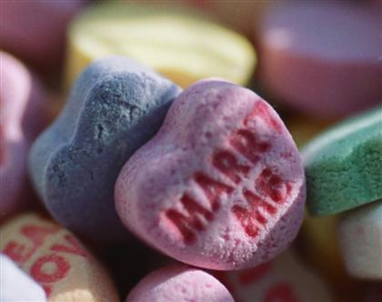 Candy Marriage Proposal