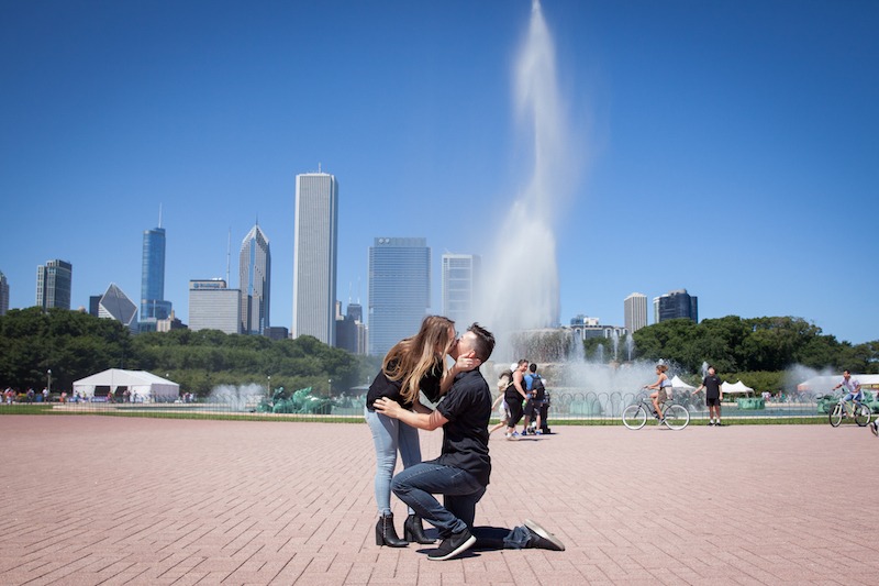 chicago proposal ideas outdoor park