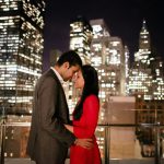 romantic new york rooftop proposal