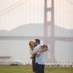 san francisco proposal with golden gate bridge