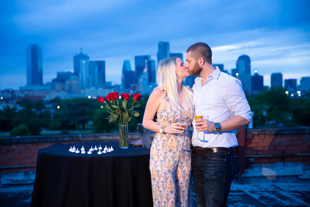 dallas rooftop proposal idea